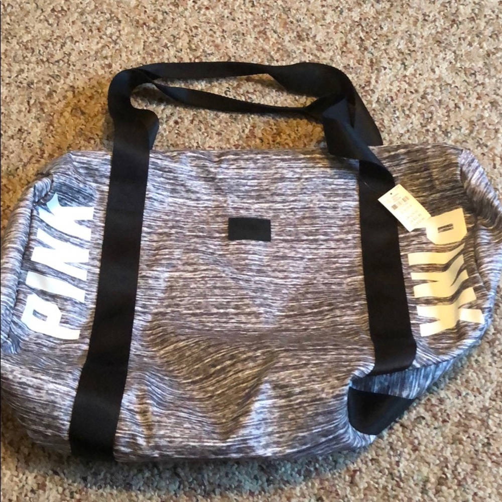 PINK gym bag.